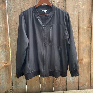 MAURICES Women’s Black Soft Full Zip Bomber Moto Jacket Size 1X